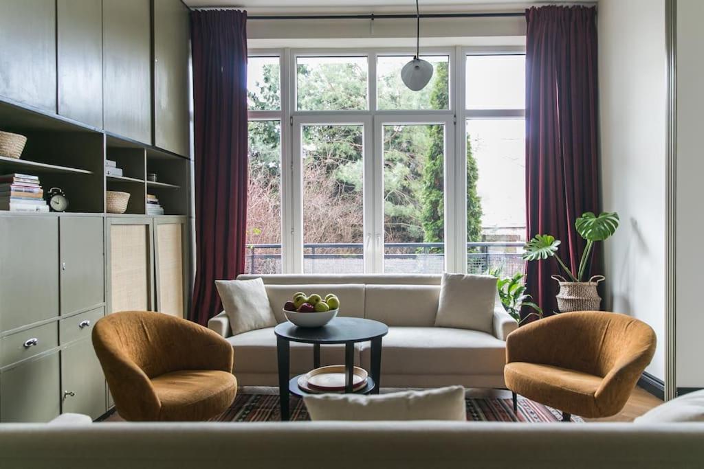 Dark Blue Apartment Warschau Exterior foto