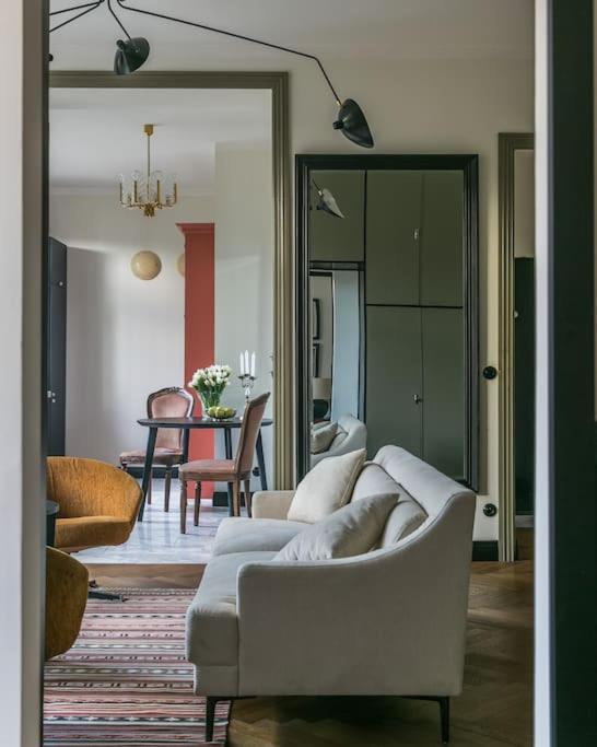 Dark Blue Apartment Warschau Exterior foto