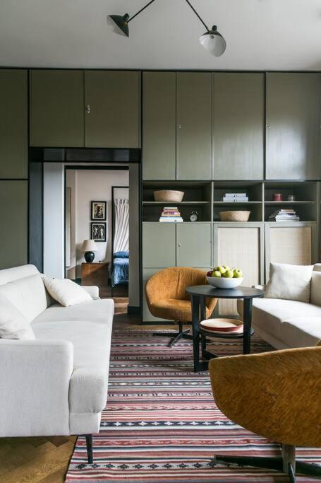 Dark Blue Apartment Warschau Exterior foto