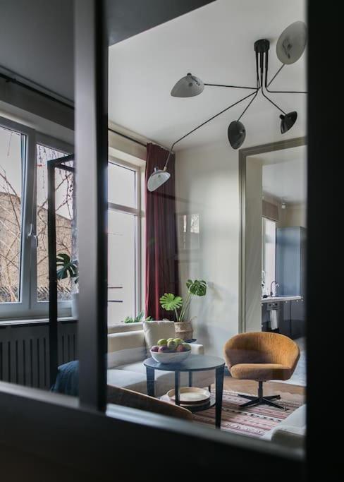 Dark Blue Apartment Warschau Exterior foto