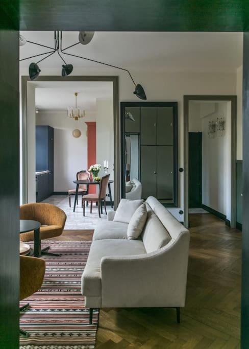 Dark Blue Apartment Warschau Exterior foto