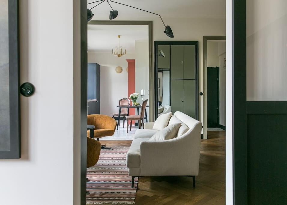 Dark Blue Apartment Warschau Exterior foto